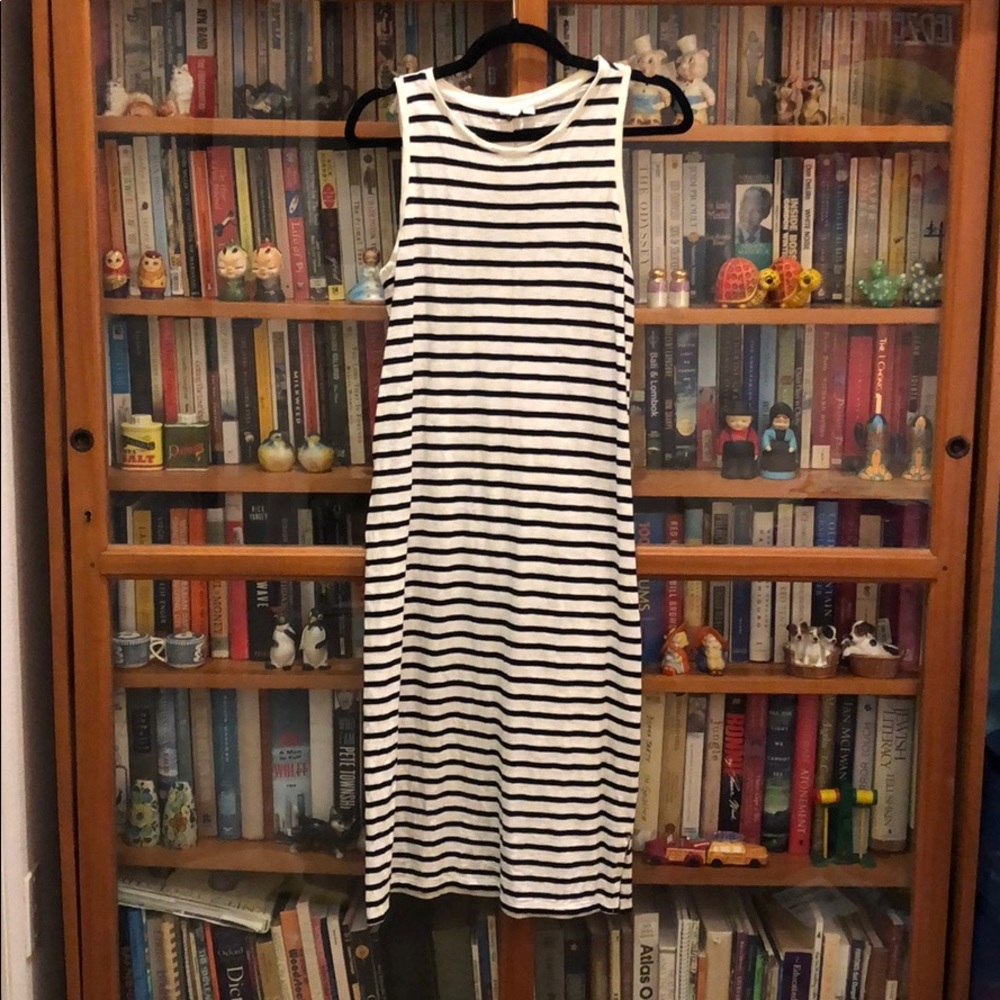 Maxi beach striped dress